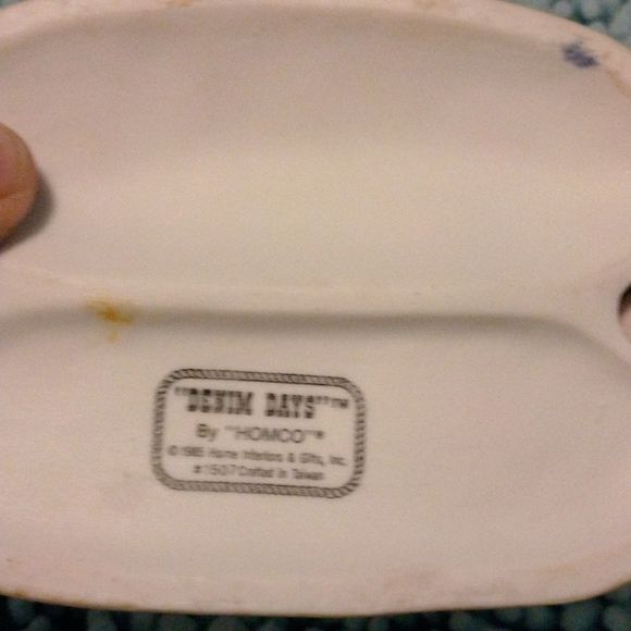 Home Interiors "Denim Days" By Homco 1985 #1507 Figurine - Picture 3 of 7